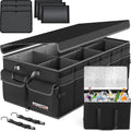 FORTEM Trunk Organizer with Cooler for SUV Car Trunk - 105L