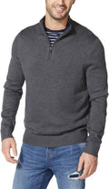 Men's Nautica Quarter-Zip Sweater - Classic Cotton Knit Fit