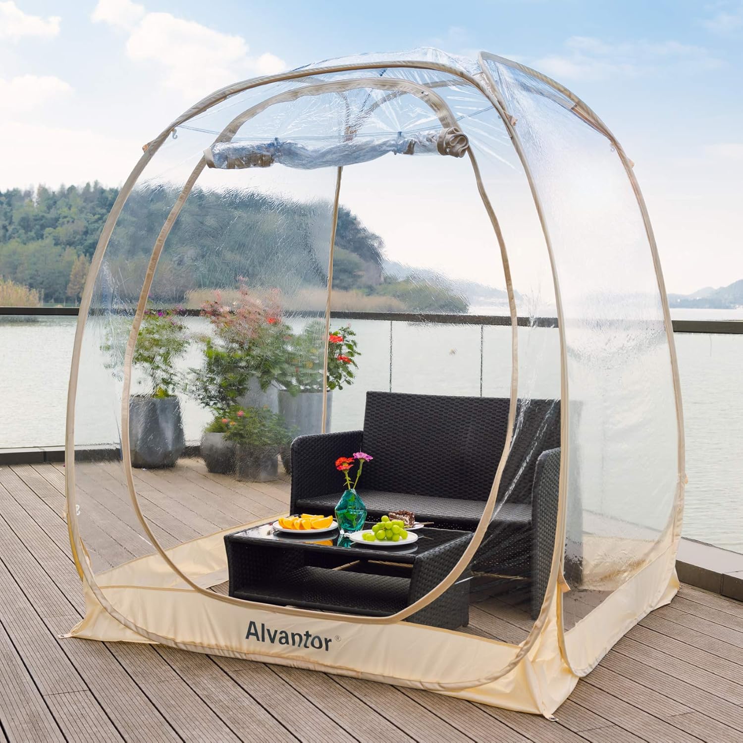Alvantor Large Weather-Proof Bubble Tent