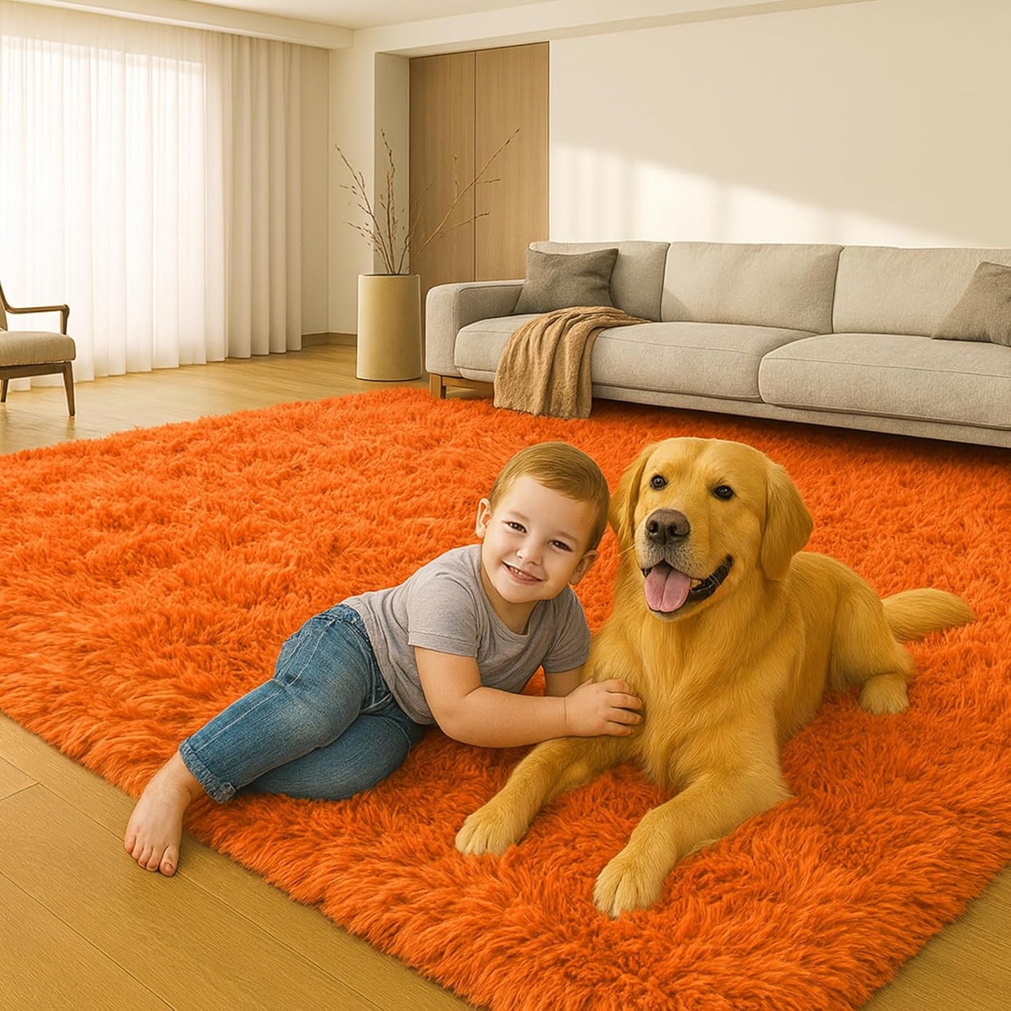 Ultra-Soft 6x9 Rugs for Living Room and Bedroom Decor
