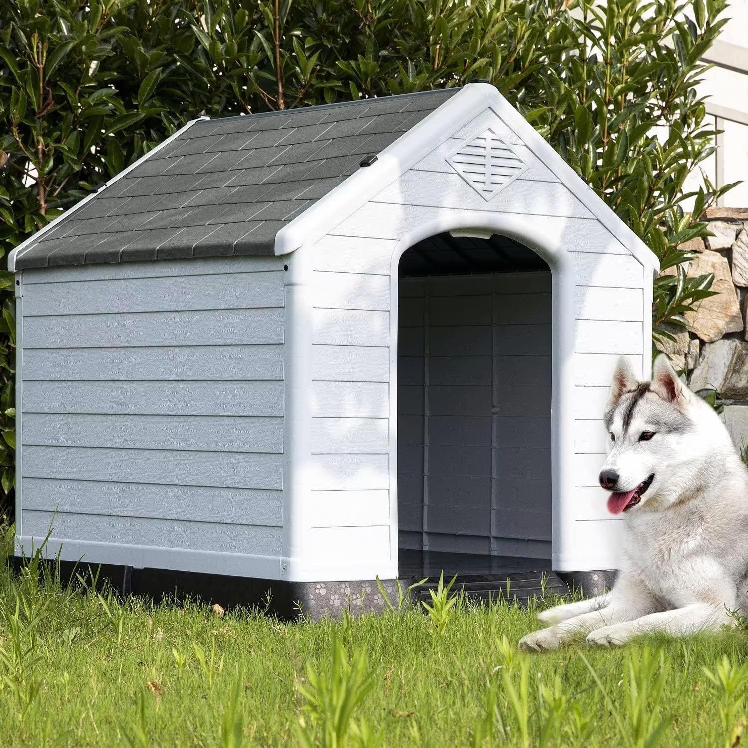 Durable Outdoor Indoor Dog House for Small Medium Dogs