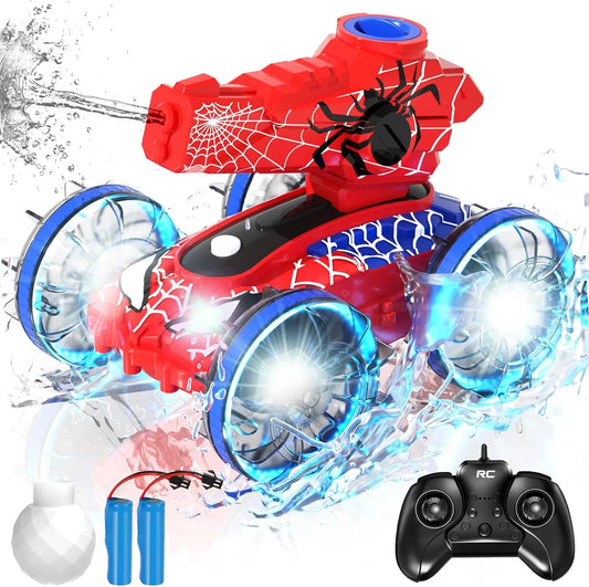 Amphibious Remote Control Car with Water Gun for Kids Fun