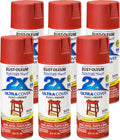 Rust-Oleum 6 Pack of 2X Spray Paint for Durable and Vibrant Finish