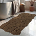 Large Bathroom Rug Runner 22x47 in Deep Green - Soft Absorbent Shaggy