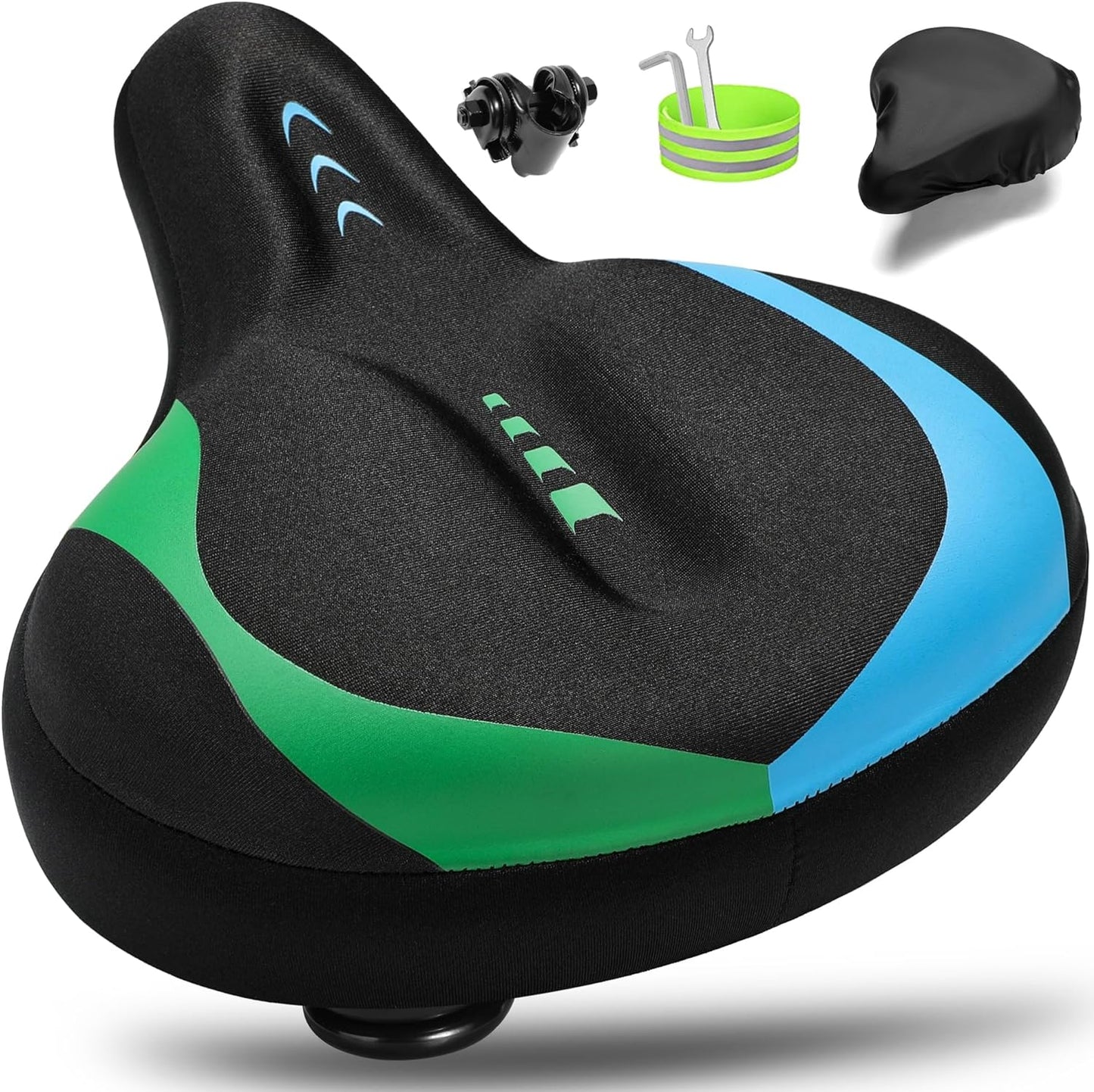 Oversized Bike Seat for Men & Women - Comfortable Gel Padded