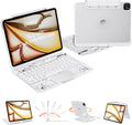 iPad Keyboard Case for 10.2 in 9/8/7th Gen - Backlit Trackpad Case
