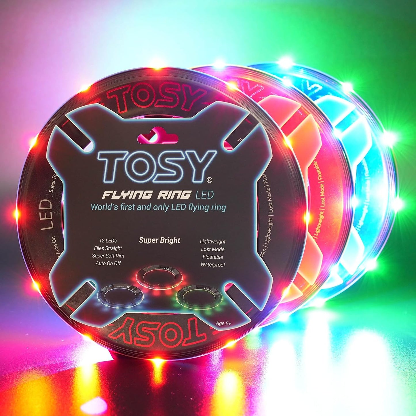 TOSY Flying Ring - The Ultimate Light-Up Frisbee for Fun