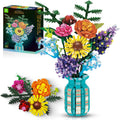 Flowers Bouquet Toys Building Blocks Set with Vase - 1853pcs