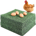 8 Pcs Chicken Nesting Pads for Coop with Fake Wooden Eggs