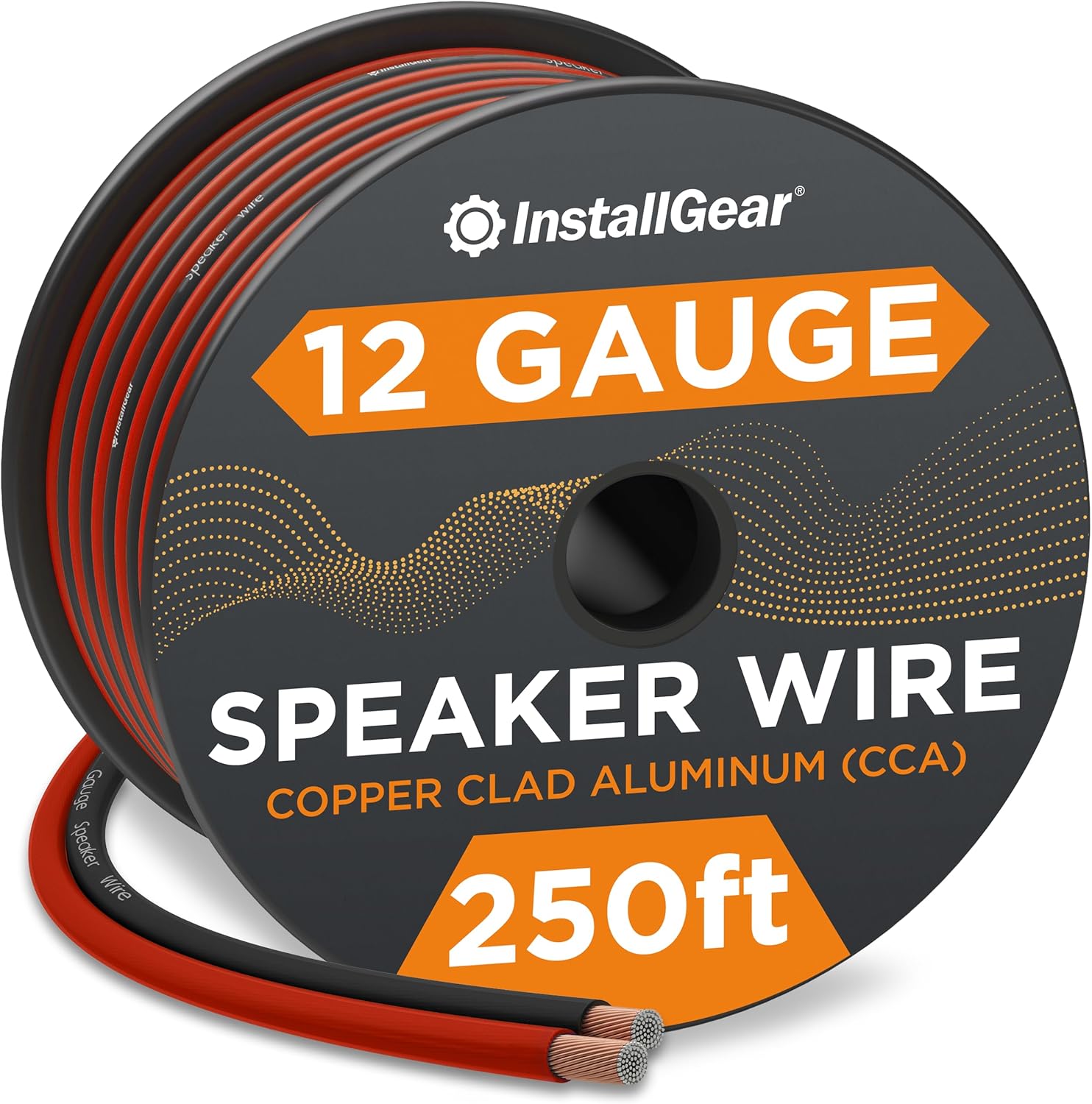 InstallGear 12 AWG Speaker Wire for Exceptional Sound Quality