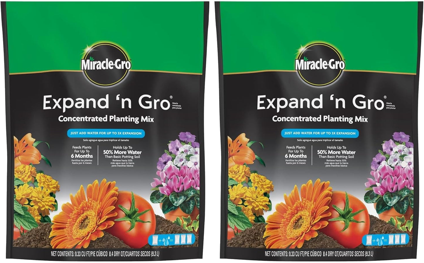 Miracle-Gro Expand 'n GRO Planting Mix for Thriving Gardens