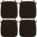 Codi Dining Chair Cushions Set of 4 - 2ft' Thick Foam Pads for Comfort