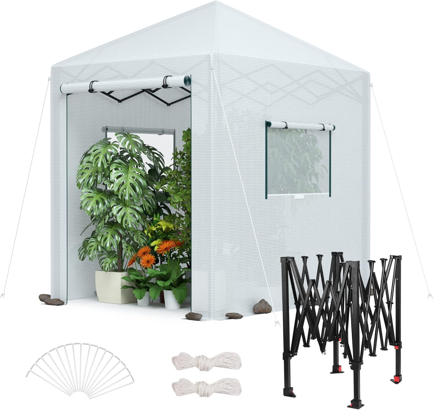 WORKPRO Instant Pop-up Greenhouse: Robust, Heavy Duty Gardening Shelter