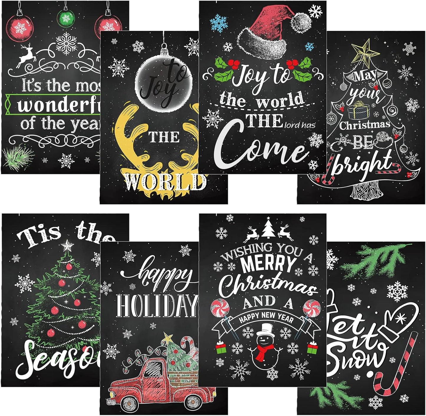 Fumete 24 Christmas Mini Note Pads. Festive Fun for All!