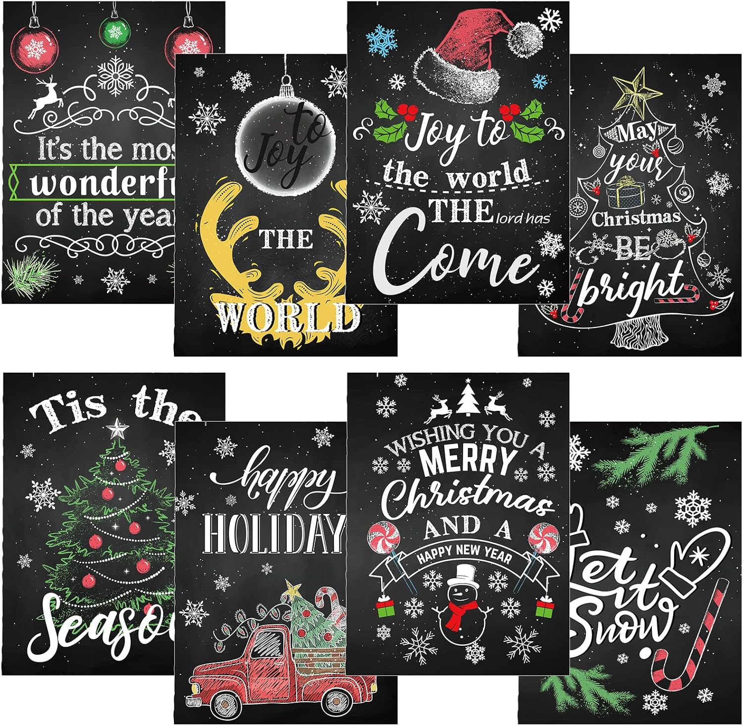 Fumete 24 Christmas Mini Note Pads. Festive Fun for All!