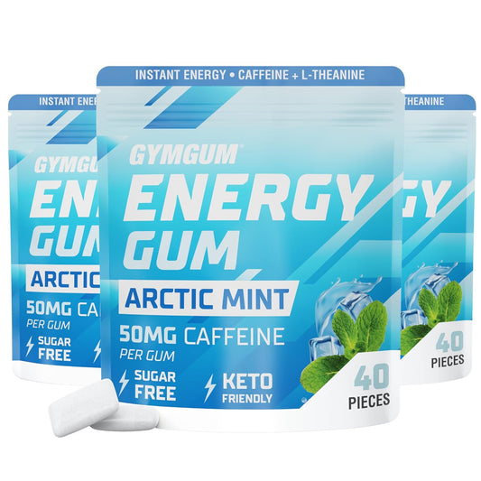 Energy Caffeine Gum for Instant Focus and Performance Boost