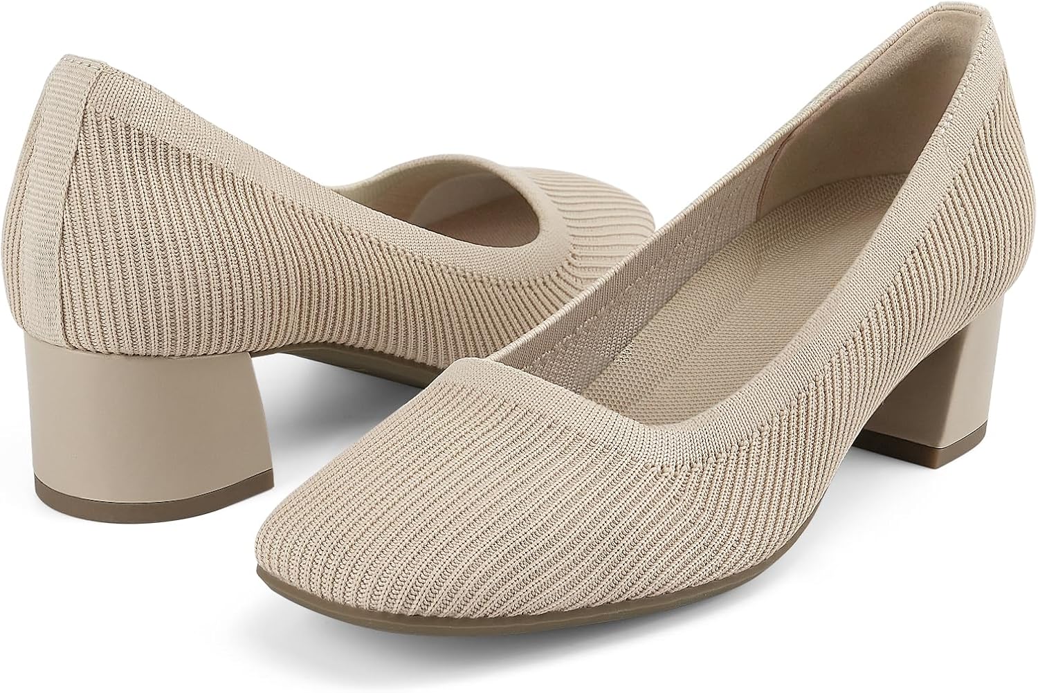 Comfortable Low Chunky Heels for Women by JENN ARDOR