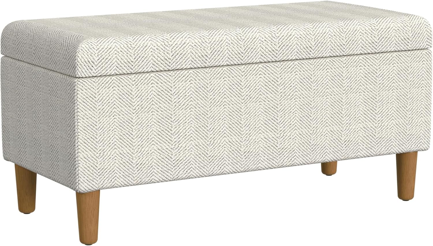 HomePop Malmo Decorative Storage Bench for Stylish Living Rooms