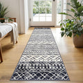 KUTA Moroccan Washable Runner Rug 2x5 ft - Non-Slip Vintage Boho
