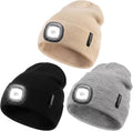 Beanie with Light for Men Women - Winter Hat with LED Headlamp
