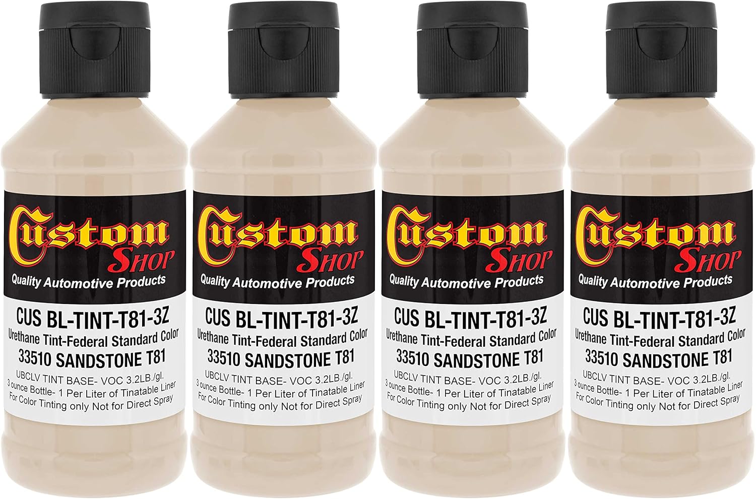 Custom Coat Camouflage Series Urethane Tint Concentrate Pack of 4