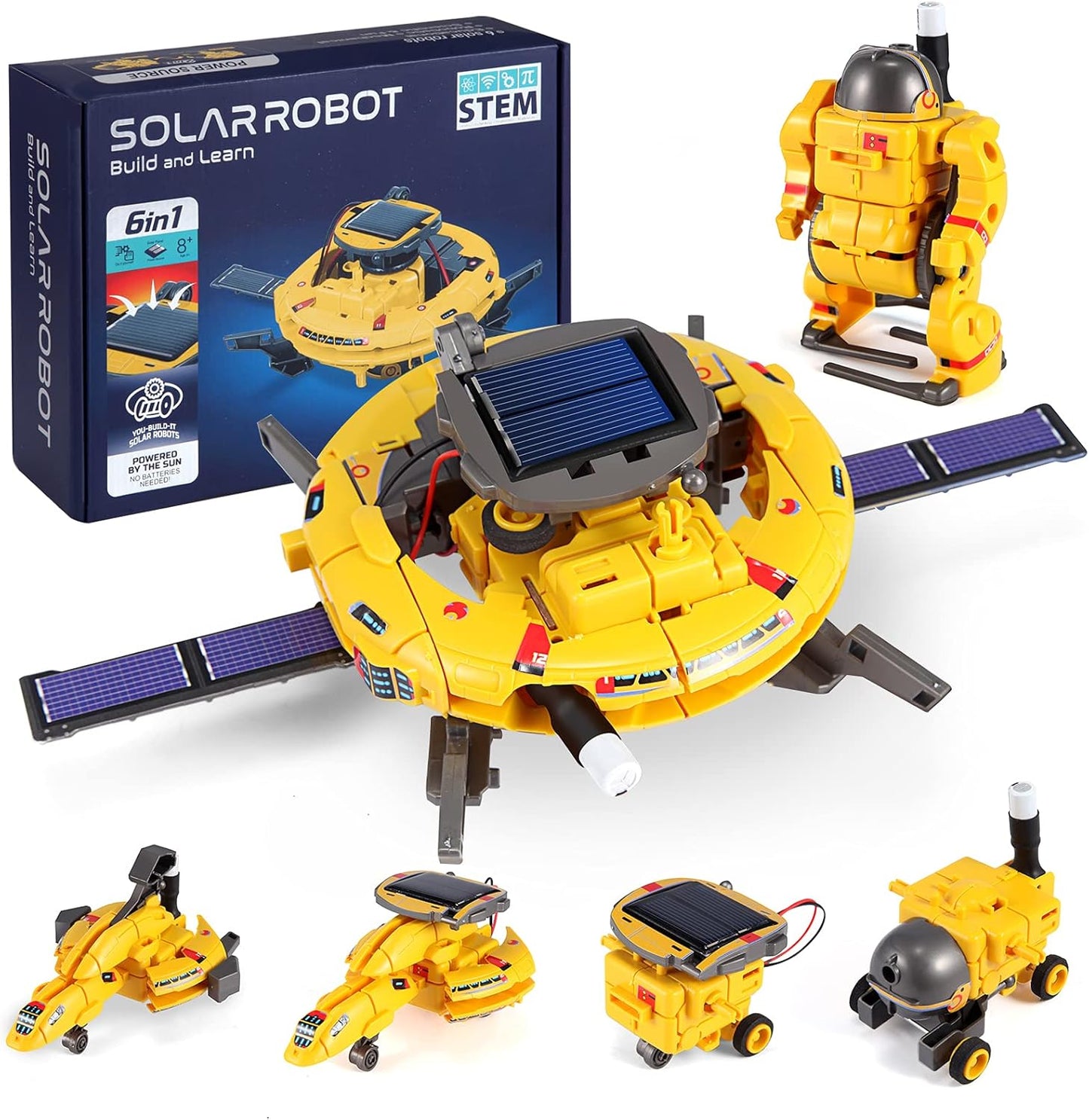120Pcs STEM Building Kit for Ages 8-14 - Solar Space Toys