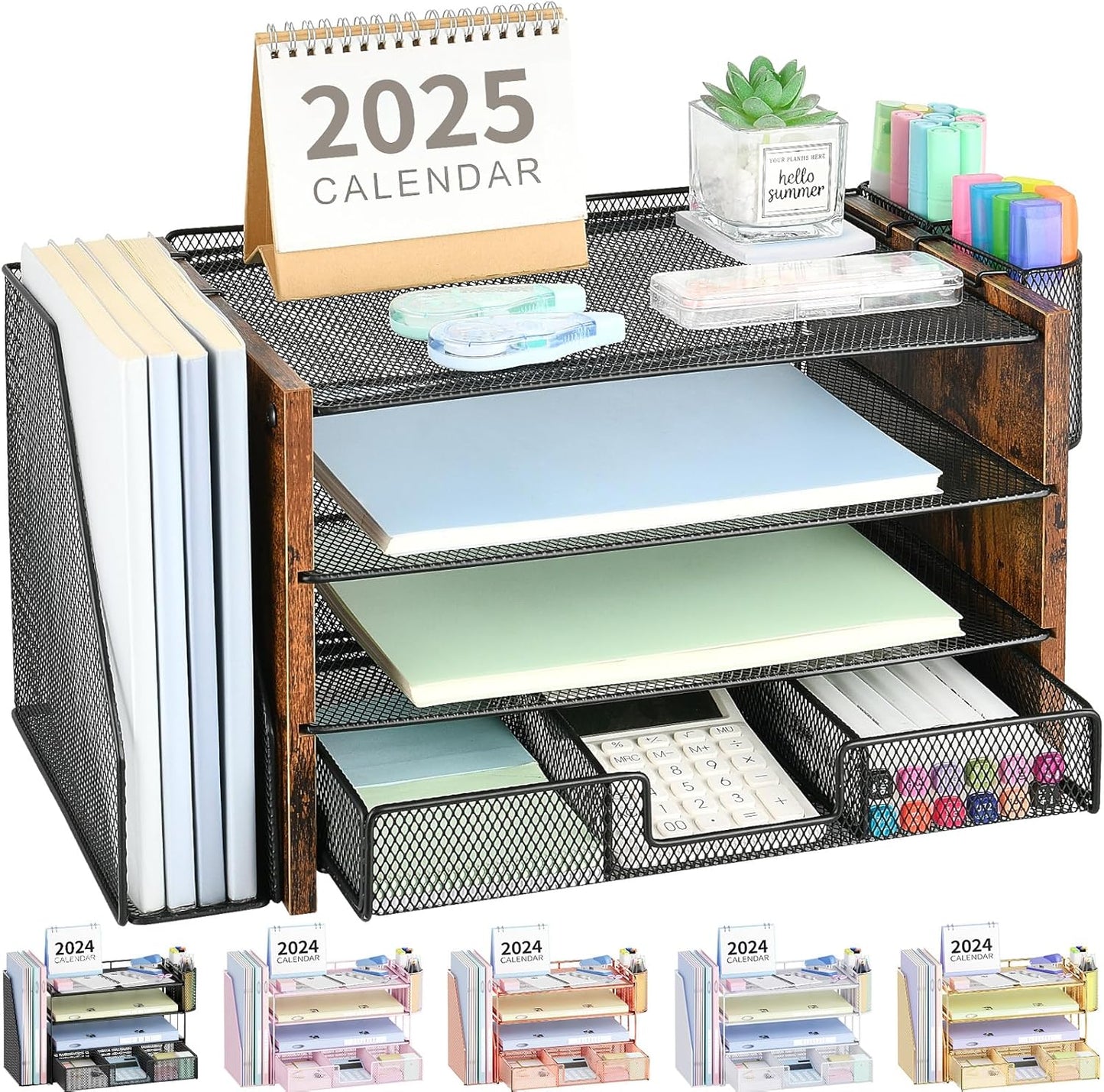 Multi-Functional Desk Organizers for Office Supplies Storage