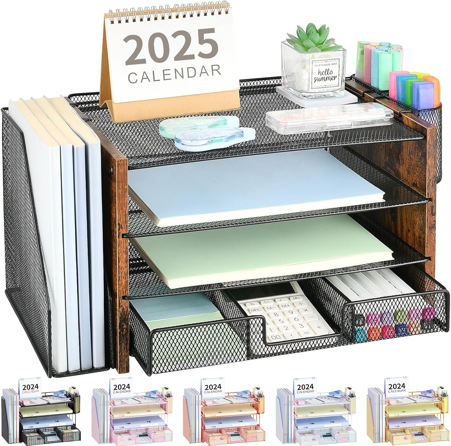 Multi-Functional Desk Organizers for Office Supplies Storage