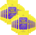 See Clear Original Lens Cleaning Wipes - Travel Packs for Glasses