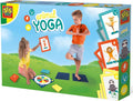 Animal Yoga Kids Game - 27 Cards, 2 Mats for Active Play