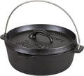 Stansport Pre-Seasoned Cast Iron Dutch Oven for Versatile Cooking