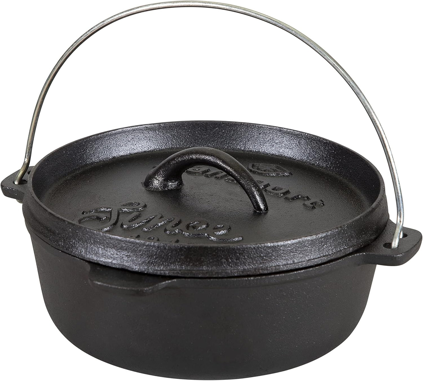 Stansport Pre-Seasoned Cast Iron Dutch Oven for Versatile Cooking