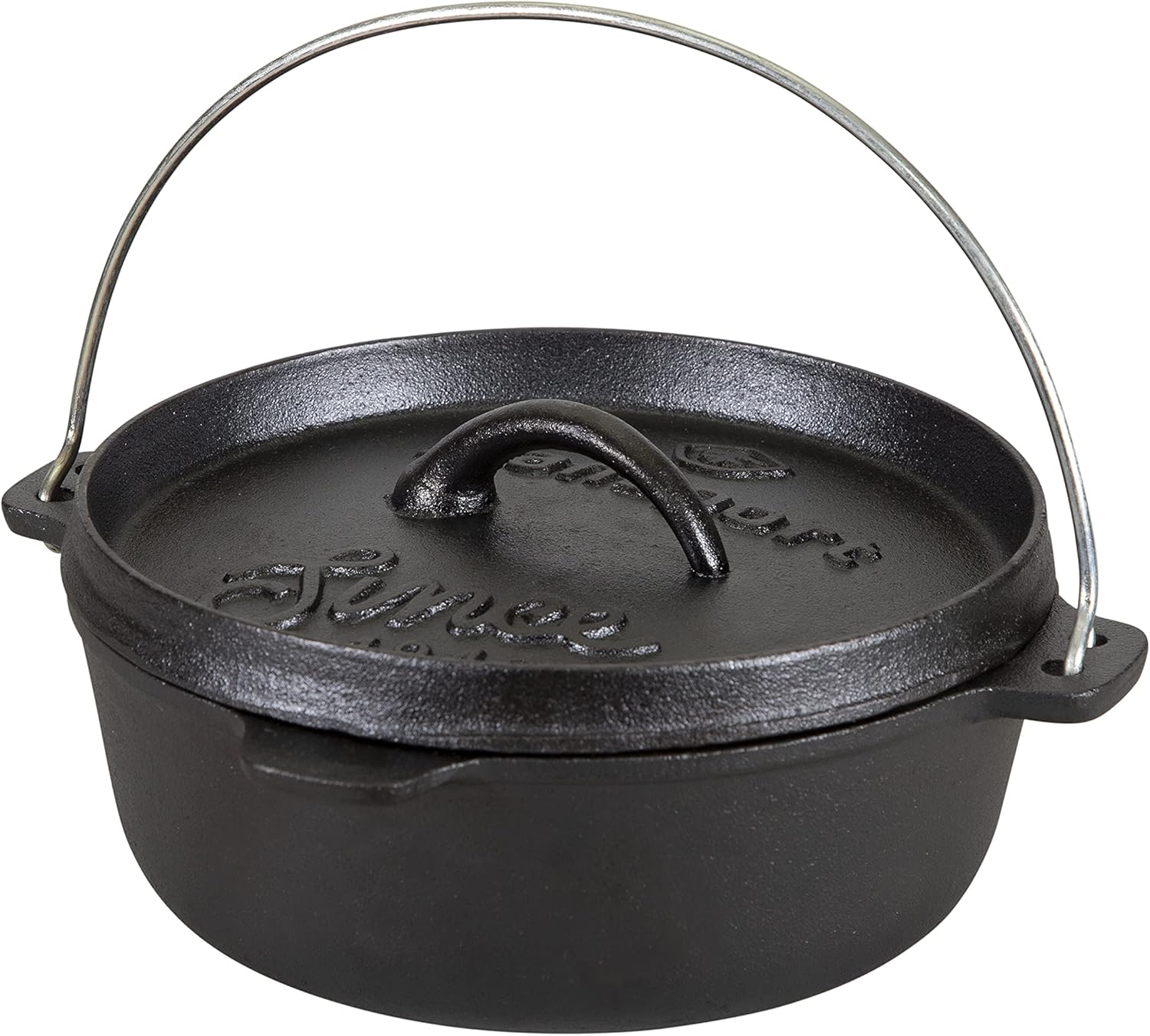 Stansport Pre-Seasoned Cast Iron Dutch Oven for Versatile Cooking