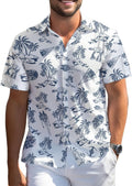 Wars Movie Hawaiian Shirt Space Button Short Sleeve Top - Movie-Themed