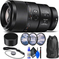 Sony FE 90mm f/2.8 Macro G OSS Lens with Essential Accessories