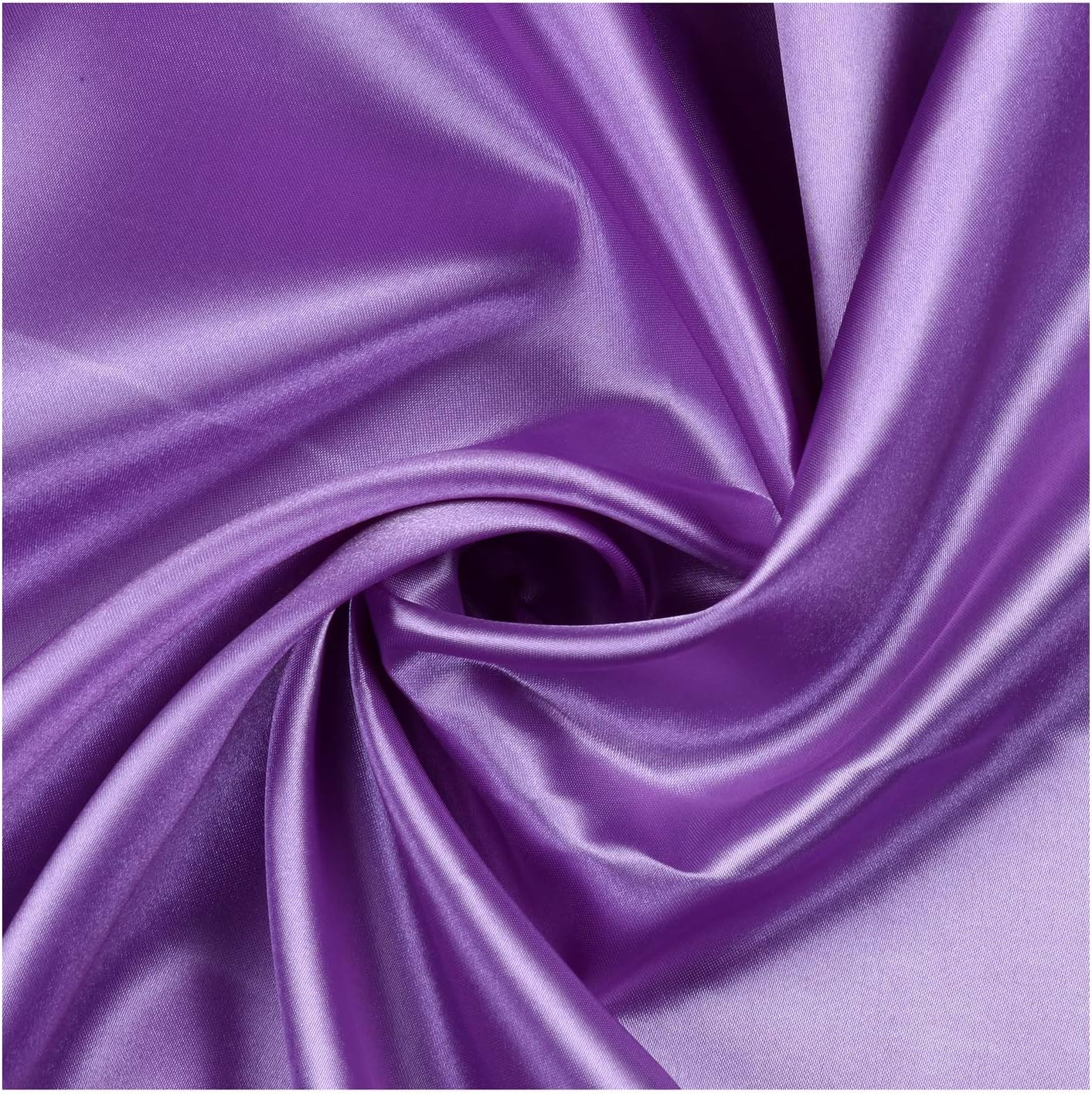 MDS Pack of 50 Yard Lavender Charmeuse Satin Fabric for Events