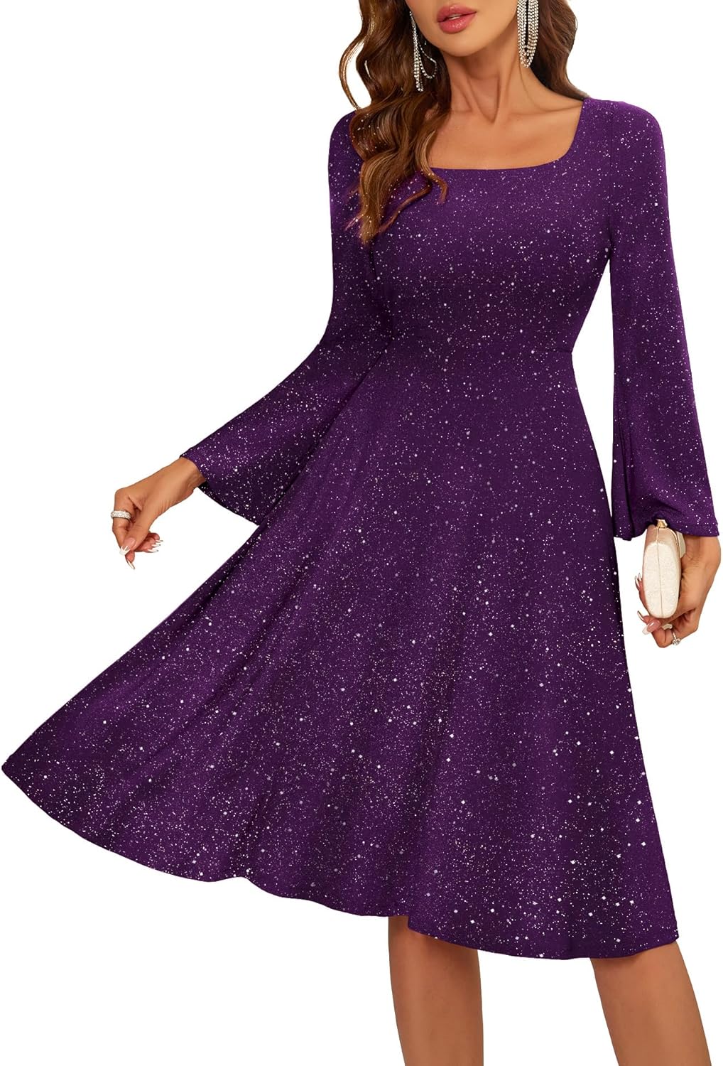 BeryLove Sequin Prom Dress for Teens: Elegant Party Wear
