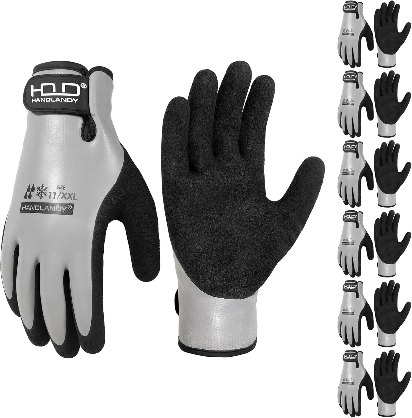 Waterproof Work Gloves for Cold Weather by HANDLANDY - Insulated