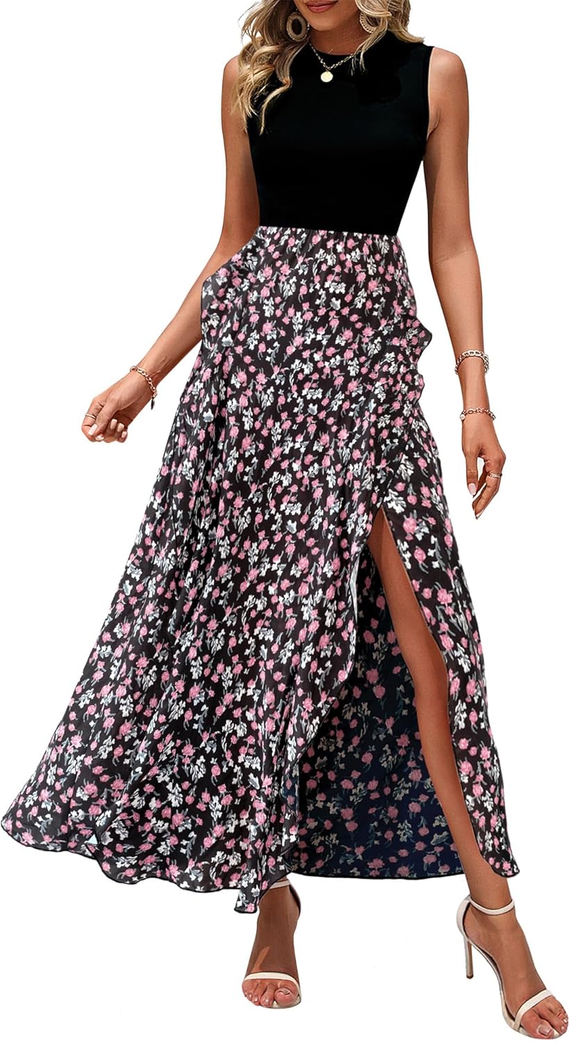 BTFBM Women Casual Sleeveless Summer Dresses for Every Occasion