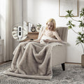 Heated Blanket Throw Size Electric Heating Blanket for Bed - Even