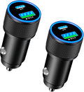 USB C Car Charger 52.5W Dual Port Fast Charger - Compact Power