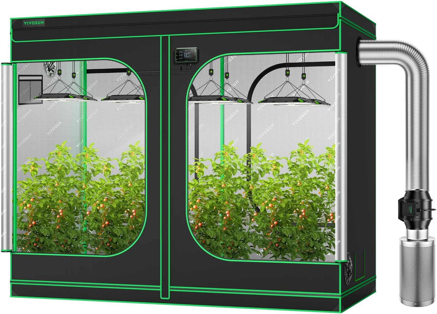 VIVOSUN Complete Grow Tent System & LED Light