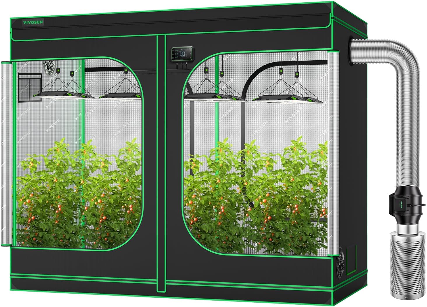 VIVOSUN Complete Grow Tent System & LED Light