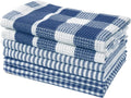 LANE LINEN 100% Cotton Kitchen Towels 6Pack - Ultra Soft Navy