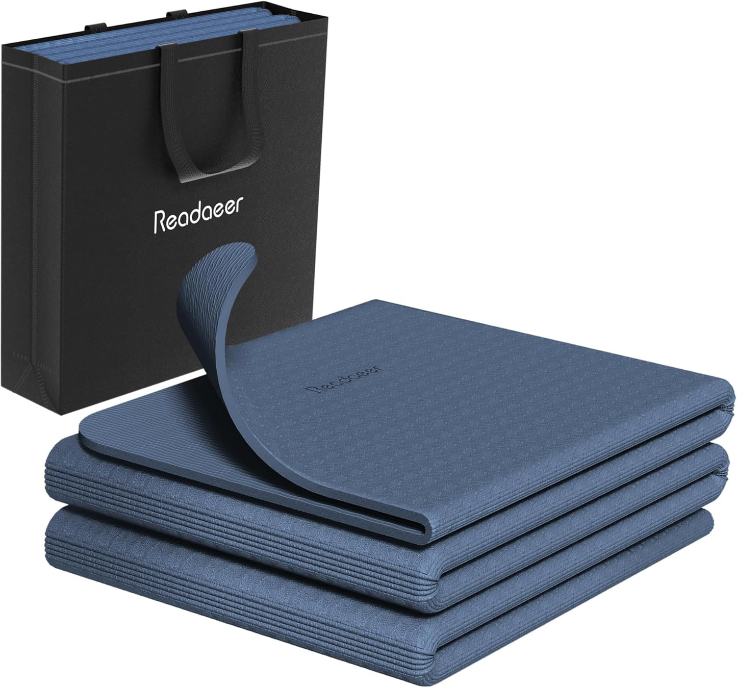 Foldable Travel Yoga Mat: Non-Slip & Portable!