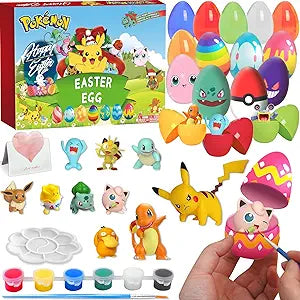 Filled Easter Eggs with Surprise Toys for Kids - 21 Pcs Set