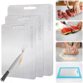 Titanium Cutting Board Stainless Steel Cutting Board - Durable, Easy