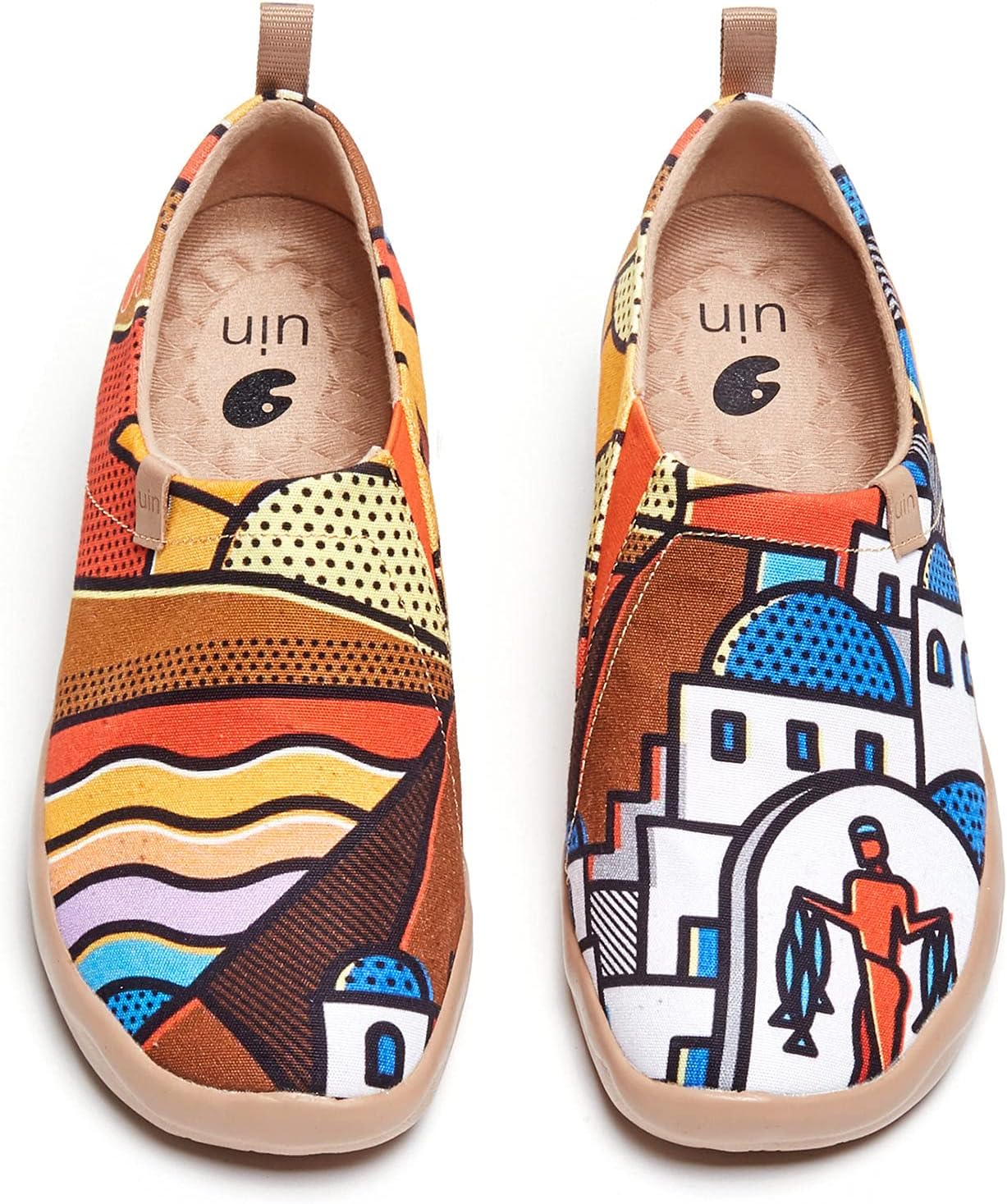UIN Women's Art Painted Travel Shoes for Comfort and Style