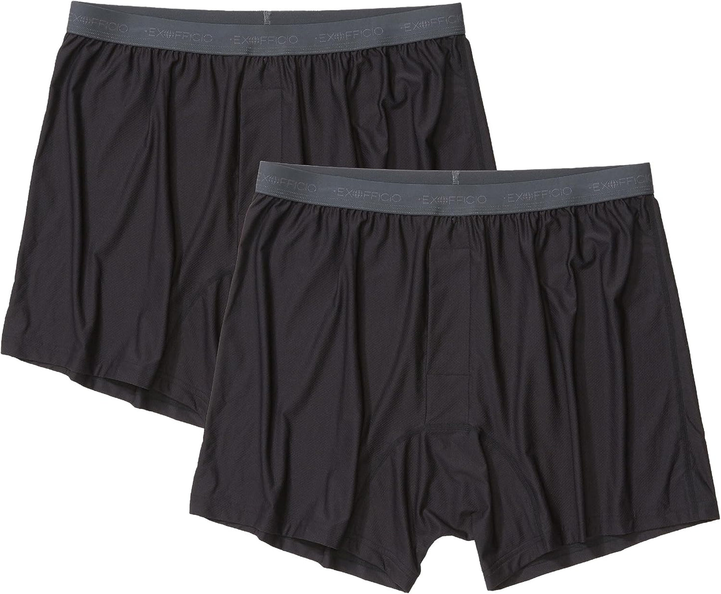 Exofficio Men's Give-N-Go 2.0 Boxer 2 Pack for Ultimate Comfort