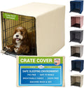 Pet Dreams Dog Crate Cover - Breathable Kennel Topper for Single-Door